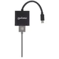 Miniatyrbillede 5 af 5: Manhattan - Video-/lydadapter - DisplayPort / HDMI - Mini DisplayPort (M) til HDMI (W) - skærmet - sort - 4K-understøttelse