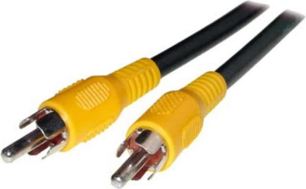 S/CONN maksimal tilslutning video cinch kabel cinch stik til cinch stik, 2,5 m (90022-2,5)
