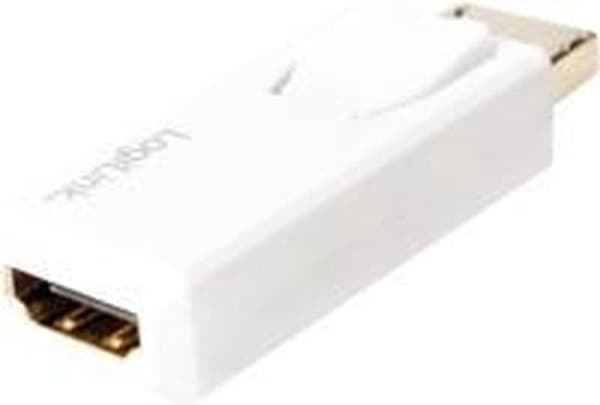 LogiLink CV0100 DisplayPort / HDMI-adapter [1x DisplayPort-stik - 1x HDMI-stik] Hvid