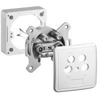Wentronic Goobay SET 4-huls antennestik, 2dB - gren- eller endestik, DC passage (67089) Hvid