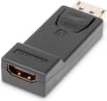 Miniatyrbillede 7 af 9: Digitus AK-340602-000-S DisplayPort / HDMI-adapter [1x DisplayPort-stik - 1x HDMI-stik] Sort