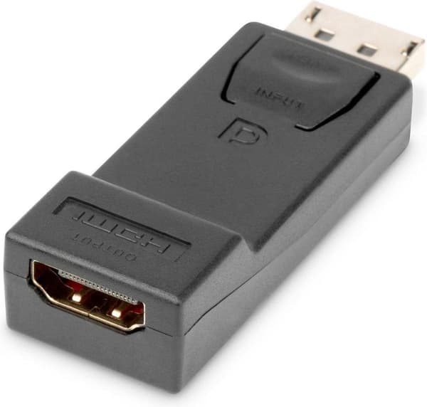 Digitus AK-340602-000-S DisplayPort / HDMI-adapter [1x DisplayPort-stik - 1x HDMI-stik] Sort