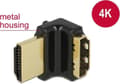 Miniatyrbillede 2 af 8: DeLOCK Compact HDMI-adapter - 90° vinklet opad - version 2.0 (4K 60Hz HDR)