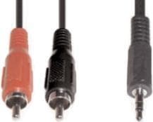 e+p B 113. Liitäntä 1: 2 x RCA, Liitäntä 2: 3,5 mm, Kaapelin pituus: 1,5 m, Tuotteen väri: Musta (B 113)