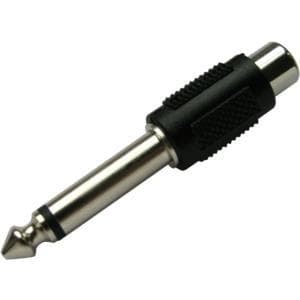 Schwaiger KHA4010 533 - RCA - 6,3 mm - Han/hun - Sort - Blister (KHA4010533)