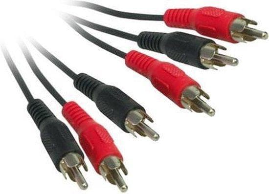 Alcasa Good Connections AVB-02 - AV-tilslutningskabel - 3 x RCA (M) -> 3 x RCA (M) - 2,0 m (AVB-02)