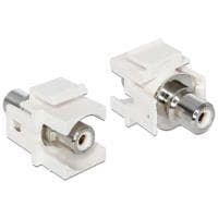 DELOCK Keystone cinch fatning > cinch fatning hvid