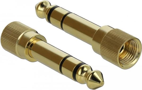DeLOCK - Ljudadapter - Stereo minijackkontakt (F) till stereokontakt (F) (65983)