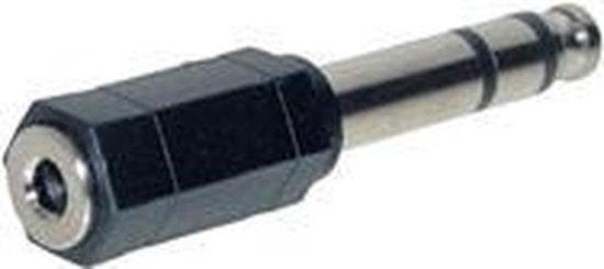 Ljudadapter 3,5 mm stereojack / 6,3 mm stereokontakt, bra anslutningar® (AD-3563)