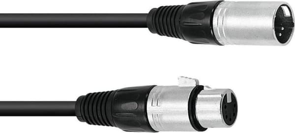 OMNITRONIC xlr kabel 5pin 1,5m bk