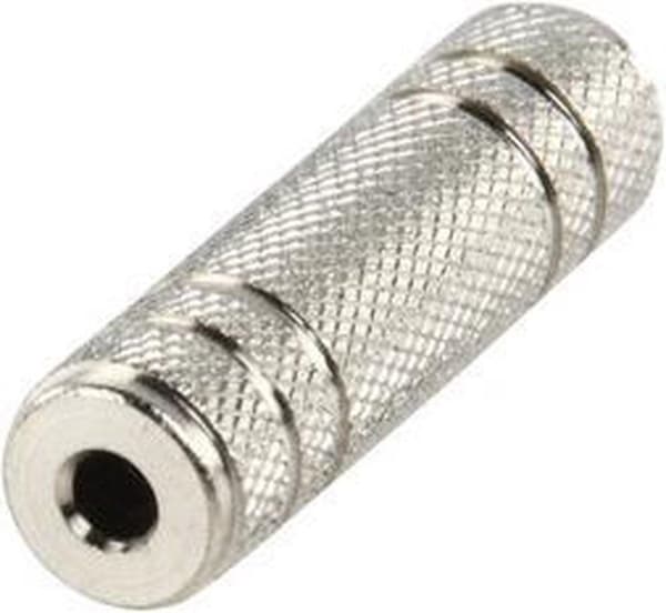 Goobay koppling 3,5 mm jack (f) - 3,5 mm jack (f) stereo / metall