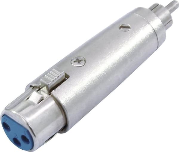 Omnitronic 30226560 Kabeladapter RCA 3-stift XLR Silver (30226560)