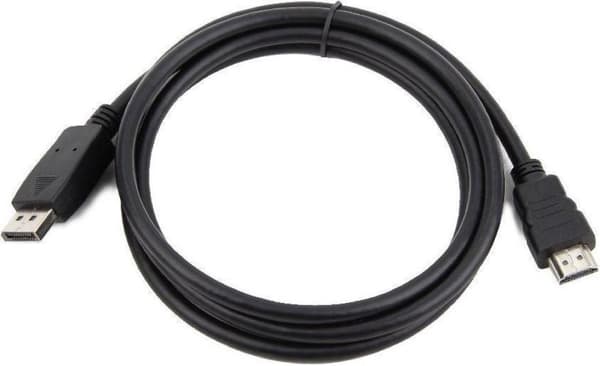 Gembird CC-DP-HDMI-6 DisplayPort til HDMI-kabel (ikke tovejs), 1,8 m, sort