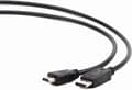 Miniatyrbillede 1 af 6: Gembird CC-DP-HDMI-6 DisplayPort til HDMI-kabel (ikke tovejs), 1,8 m, sort