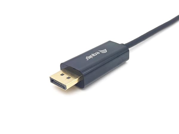 Varusteet - Sovitinkaapeli - USB-C (M) DisplayPortiin (M) - Displayport 1.2/Thunderbolt 3 - 2 m - tukee 4K 60 Hz (3840 x 2160), tukee 2K 144 Hz (2560