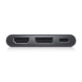 Miniatyrbild 6 av 7: Dell Adapter USB-C till HDMI/DP med Power Pass-Through - Videoadapter - 24-stifts USB-C hane till HDMI, DisplayPort, USB-C (endast ström) hona - 18 cm