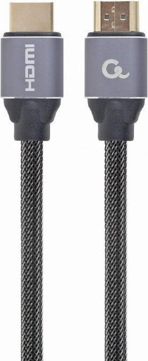 Gembird CCBP-HDMI-1M HDMI-kaapeli HDMI Type A (Standard) Harmaa