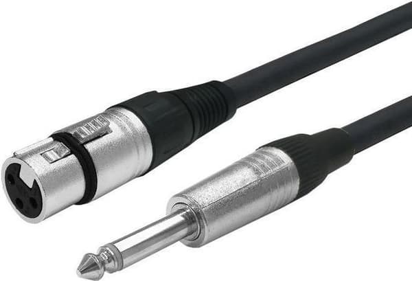 Vivolink PROAUDXLRFJACKS10 lydkabel 10 m XLR 6,35 mm sort (PROAUDXLRFJACKS10)