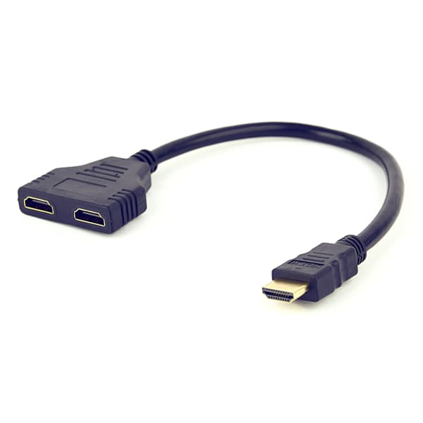 Cablexpert Passiv HDMI-kabel med 2 portar