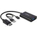 Miniatyrbild 3 av 3: DisplayPort till SVGA Adapter Startech DP2VGAA              Svart