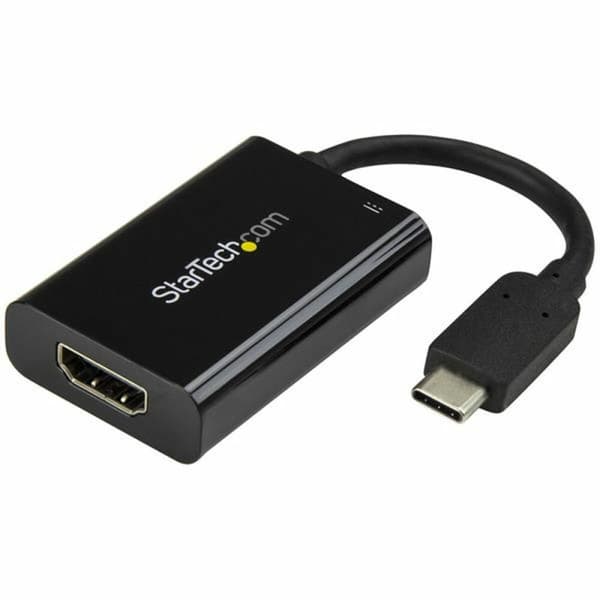 USB C till HDMI Adapter Startech CDP2HDUCP            Svart 4K Ultra HD Svart