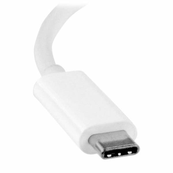 USB C till DVI Adapter Startech CDP2DVIW Vit
