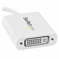 Miniatyrbild 2 av 3: USB C till DVI Adapter Startech CDP2DVIW             Vit