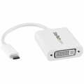 Miniatyrbild 1 av 3: USB C till DVI Adapter Startech CDP2DVIW             Vit