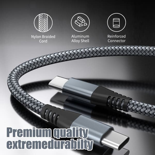 INF USB-C ladekabel 60 W hurtiglading