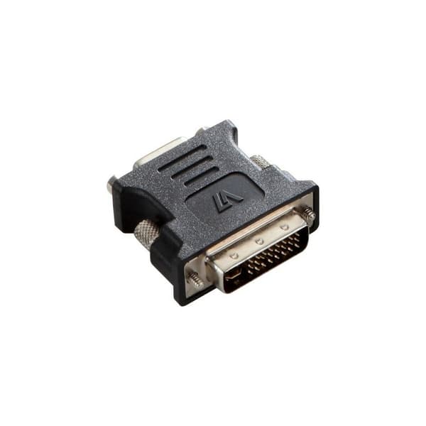 DVI-I till VGA Adapter V7 V7E2DVIIMVGAFADPTR2N Svart