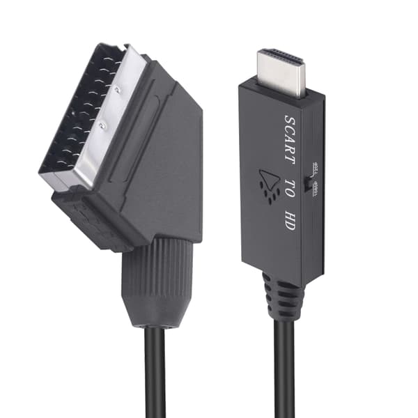Scart til HDMI-konverter med 1080p-understøttelse