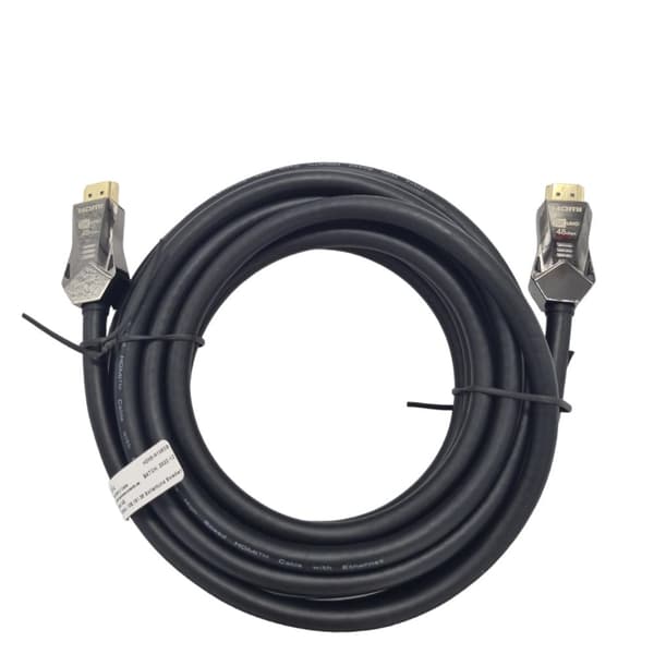 NORDIC CERTIFICEREDE KABLER 5m Ultra High Speed ​​​​HDMI 2.1 8K 60Hz 4K 120Hz 48Gbps Dynamic HDR eARC VRR-kabel forgyldt