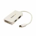 Miniatyrbild 1 av 2: Mini DisplayPort till VGA/DVI/HDMI Adapter Startech MDP2VGDVHDW Vit Svart