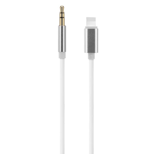 1 metrin Lightning - AUX 3,5 mm kaapeli autoon/kuulokkeisiin