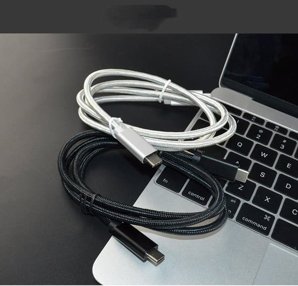 Typ C till typ C kabel snabbladdning för 20Gbps PD100W 4K 60Hz