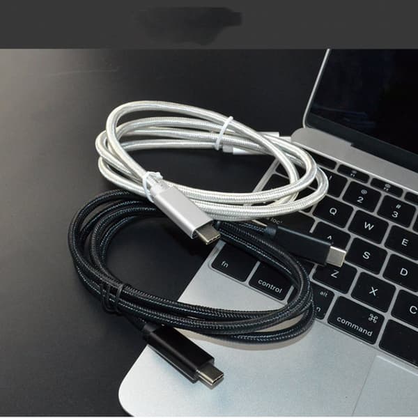 Type C - Type C -kaapelin pikalataus 20Gbps PD100W 4K 60Hz