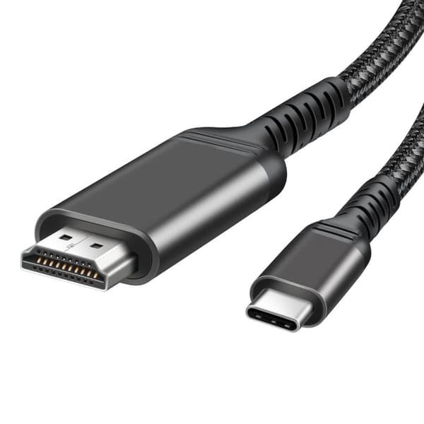Typ-C till HDMI-kabel stöder 4K 60Hz