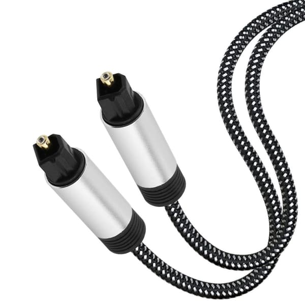 Digitaalinen audiokaapeliDigitales Audio Kabel Toslink to Toslink kaapeli - Optinen digitaalinen kaapeli Stereoon, Soundbariin, Kotiteatteriin