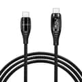 Miniatyrbillede 7 af 9: USB-C - USB-C kabel med display USB 2.0 PD 3.1 240W 1 m Sort