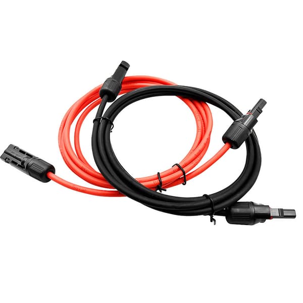 Aurinkopaneelin jatkojohto 6 mm² IP67 vedenpitävä musta/punainen