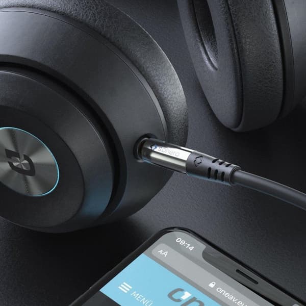 Sonero 3,5 mm ljudkabel 1,5 m - 3,5 mm - Hane - 3,5 mm - Hane - 1,5 m - Svart (S-AC500-015)