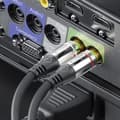 Pikkukuva 4 / 4: Sonero 2x RCA - 3,5 mm äänikaapeli 1,5 m - 3,5 mm - uros - 2 x RCA - uros - 1,5 m - musta (S-AC600-015)