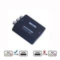 Miniatyrbild 3 av 4: med Black Cable Composite 1080P RCA AV till HDMI Adapter Converter, AV2HDMI Adapter för TV, PS3, P