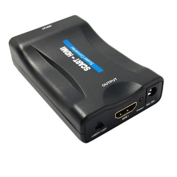 Scart SCART till HDMI Adapter Converter - Svart