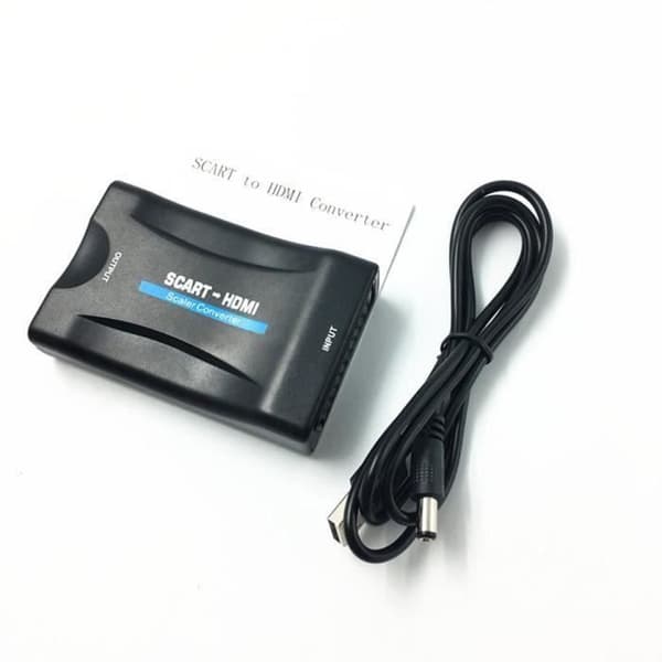 Scart SCART till HDMI Adapter Converter - Svart