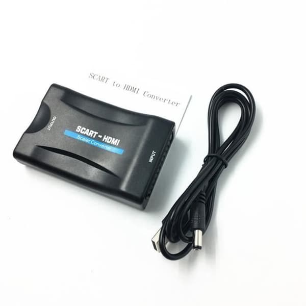 Scart SCART till HDMI Adapter Converter - Svart