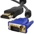 Miniatyrbild 2 av 4: HDMI hane till VGA hane 15-stiftskabel 1,8 m ljud- och videoöverföring Svart