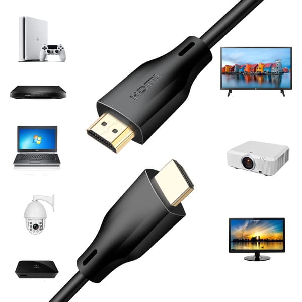 INF HDMI-kaapeli HDMI 2.1 8K 60Hz 4K 120Hz Musta 3 m