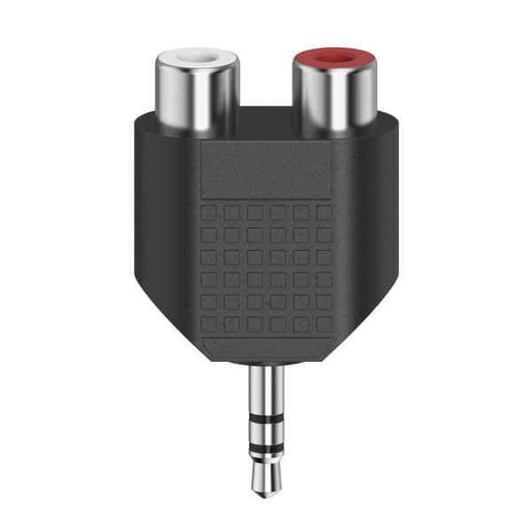 Hama ljudkortadapter, 3,5 mm stereojackkontakt - 2x cinch-kontakt (00205187)