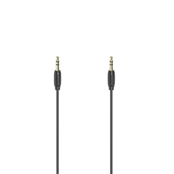 Hama audiokaapeli, 3,5 mm jakkipistoke. - St., stereo, kullattu, erittäin ohut, 3,0 m (00205263)